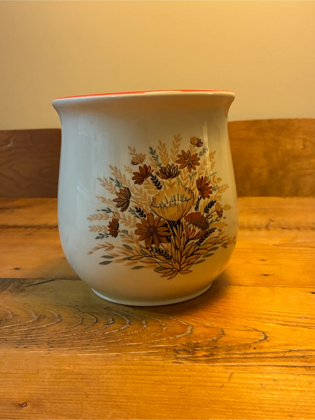 1980s Retro Ceramic Utensil Holder - photo 2