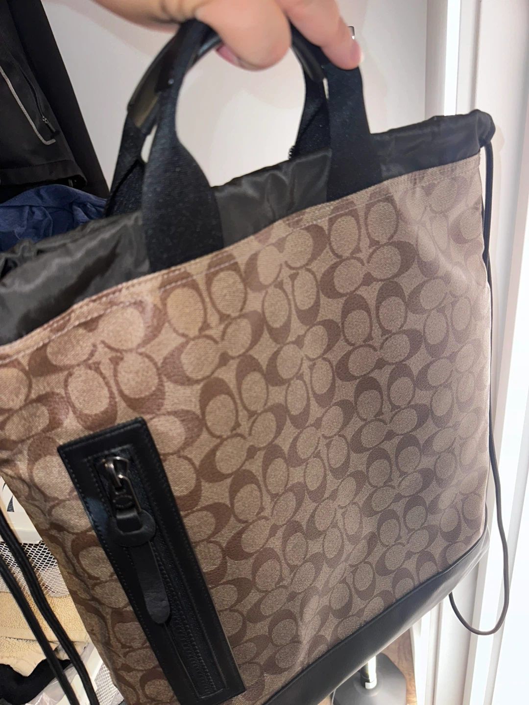 Coach Bear Gummy Print Drawstring Bag - photo 4