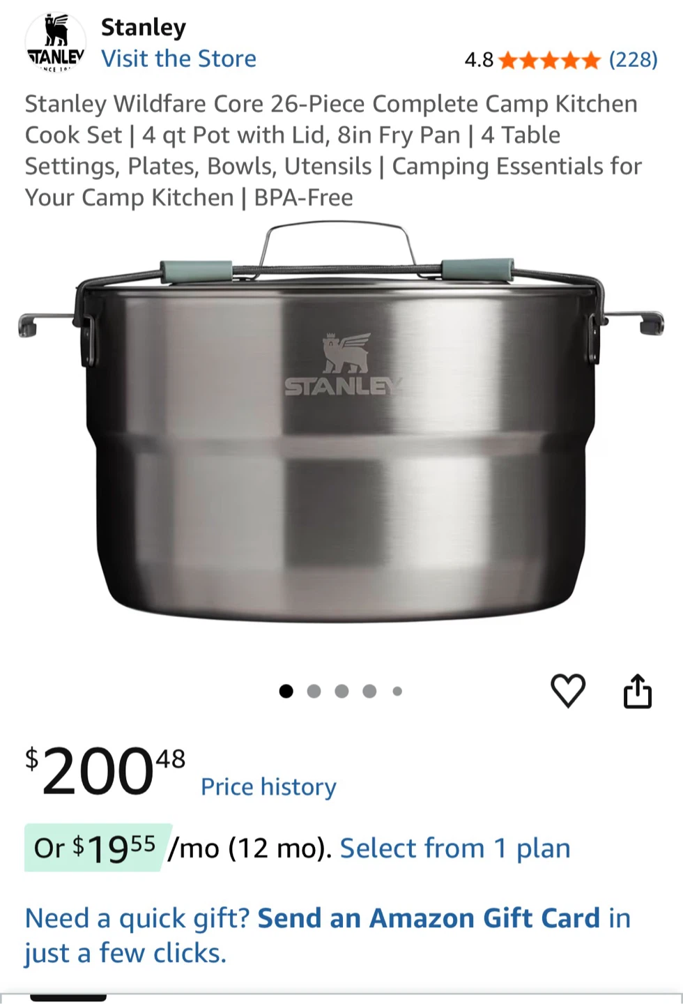 Brand new Stanley Wildfare Core 26-Piece Full Serve Cookset - photo 2