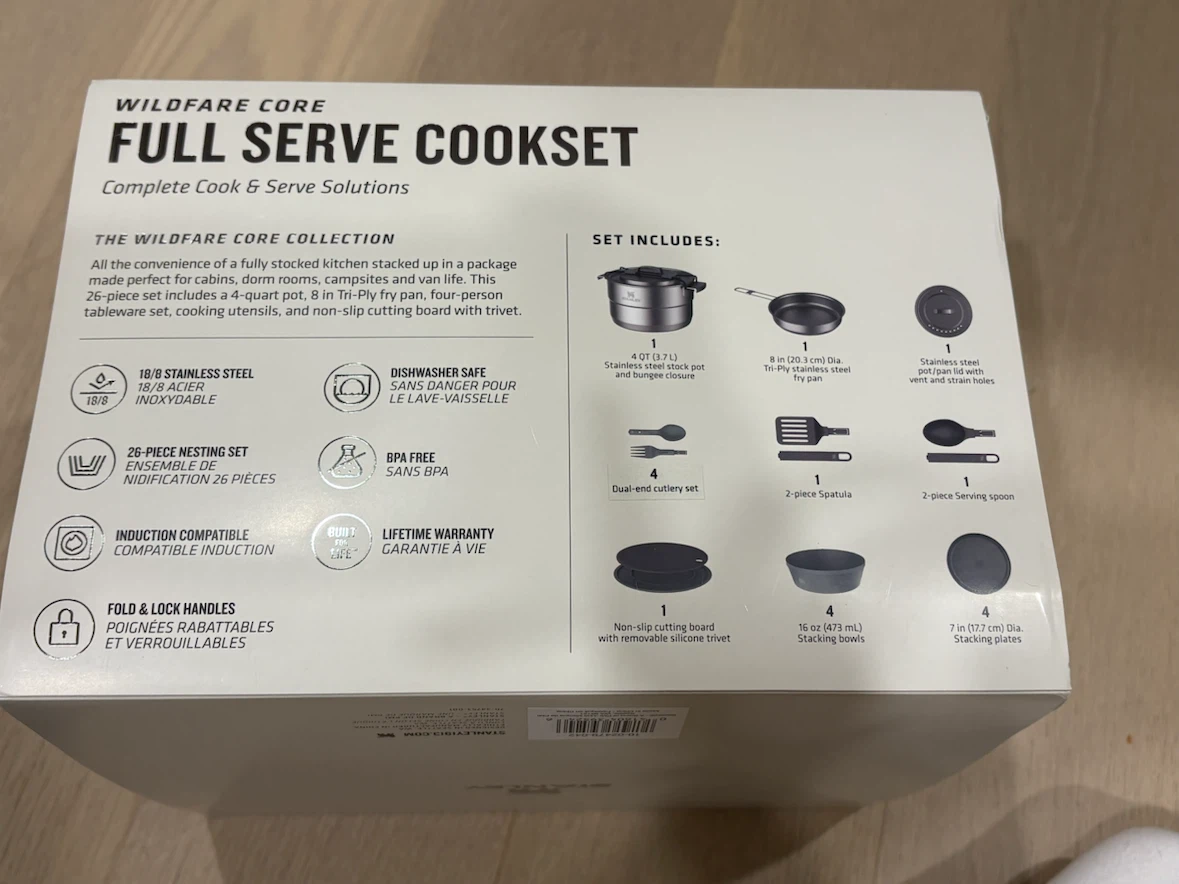 Brand new Stanley Wildfare Core 26-Piece Full Serve Cookset - photo 4