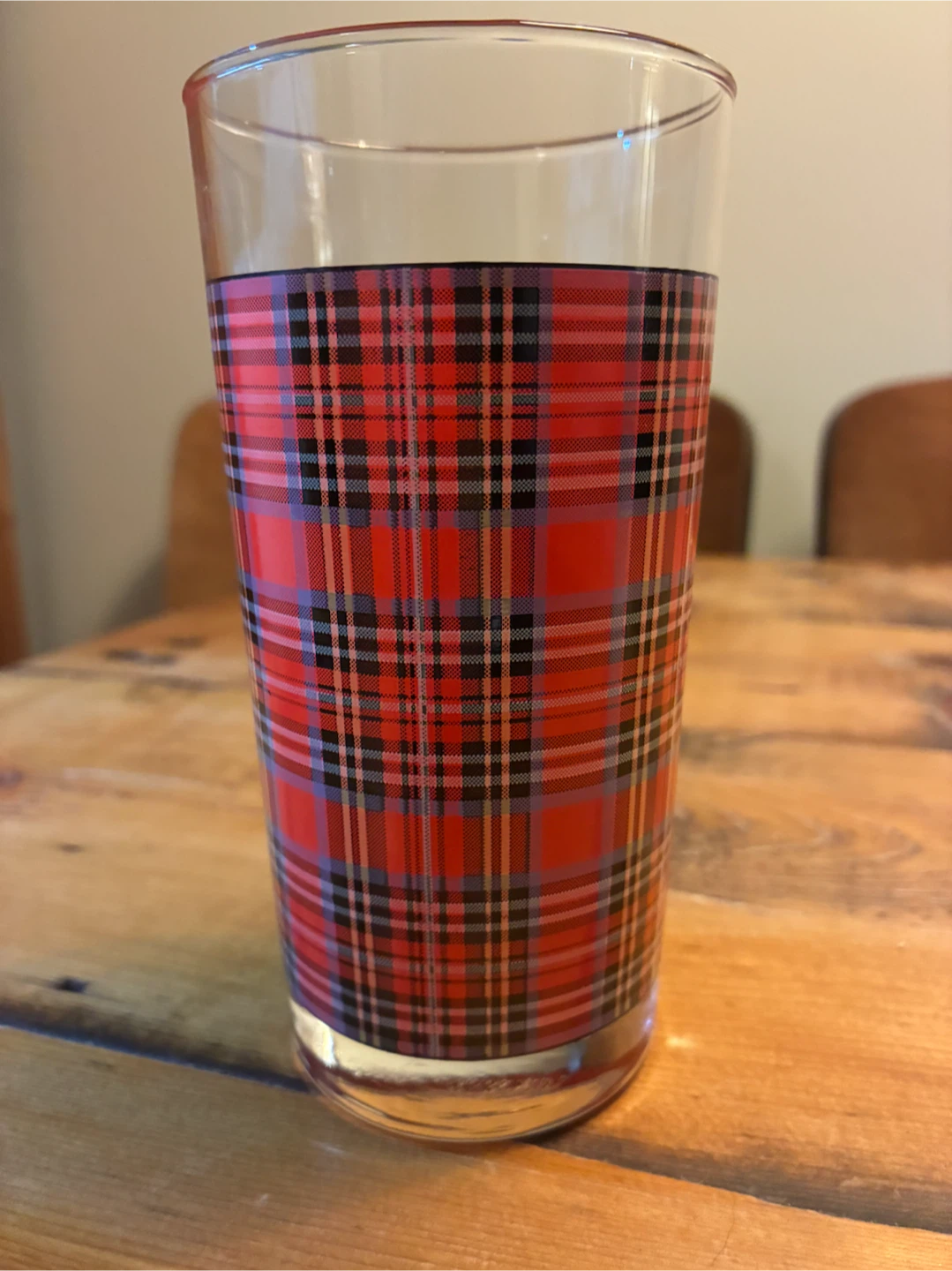 Vintage 1990s Ralph Lauren Tartan Highball Glass - photo 5