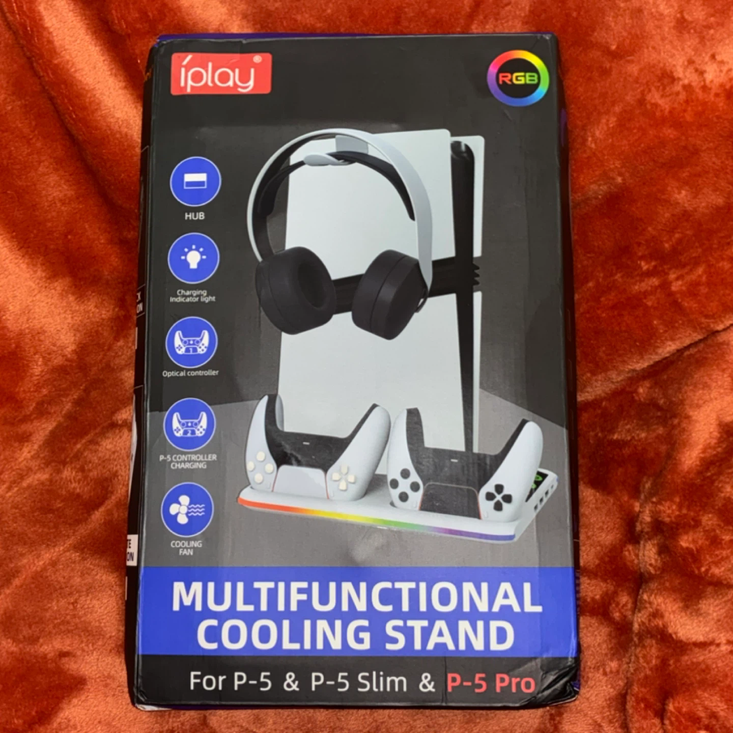 Multifunctional Cooling Stand for PS5/Slim
