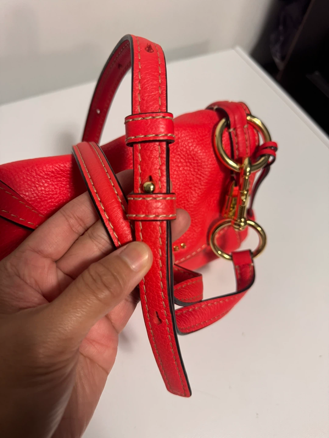 Marc Jacobs Red Pebbled crossbody bag - photo 5