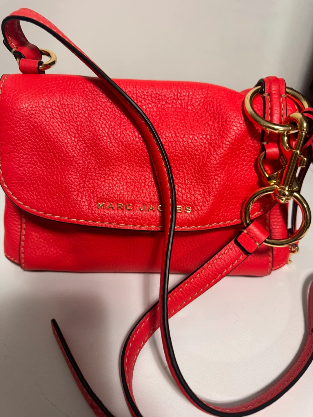 Marc Jacobs Red Pebbled crossbody bag - photo 2