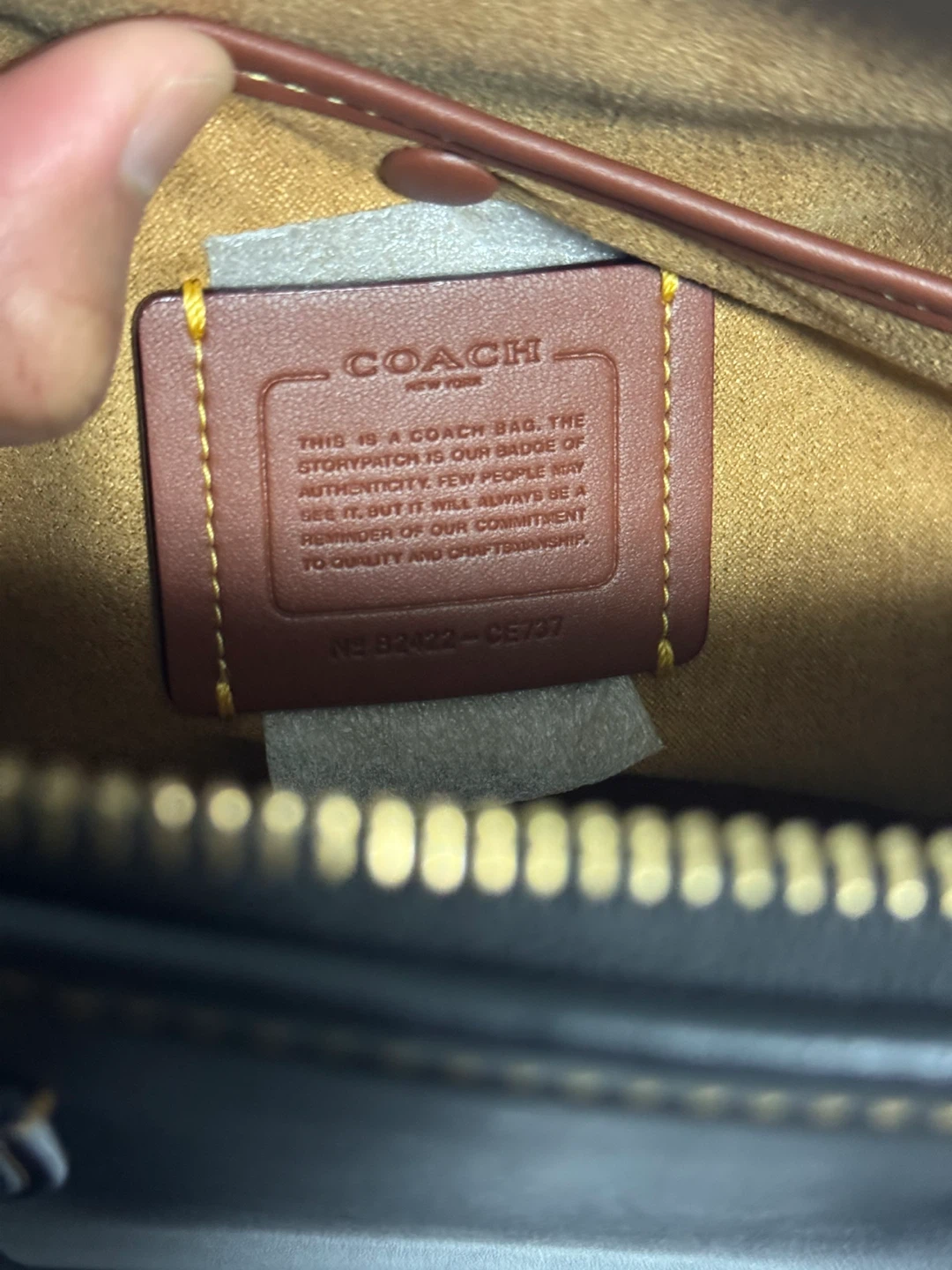 NWOT Coach Restored Revel Bag 24 - photo 4