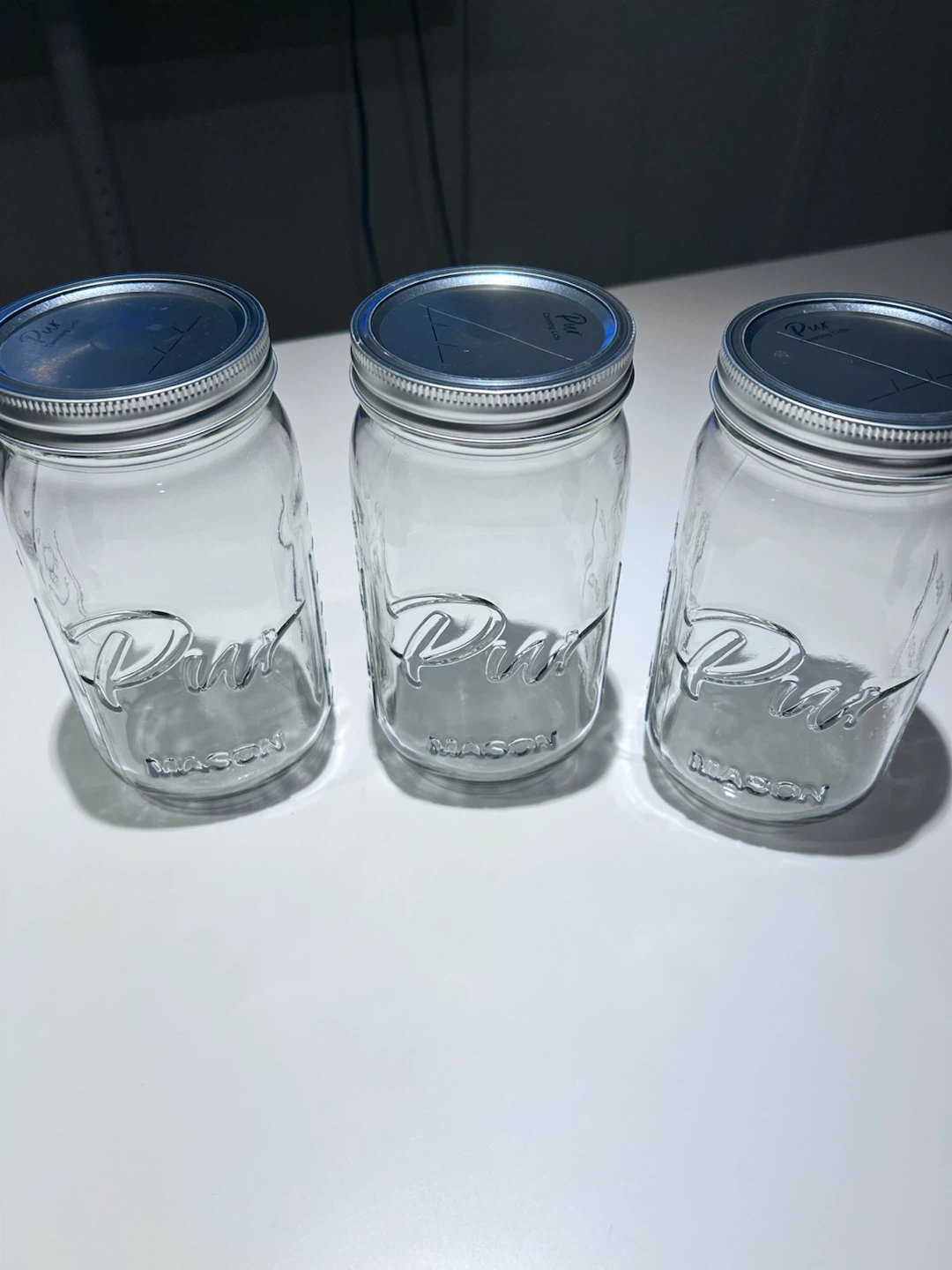 Mason glass jar