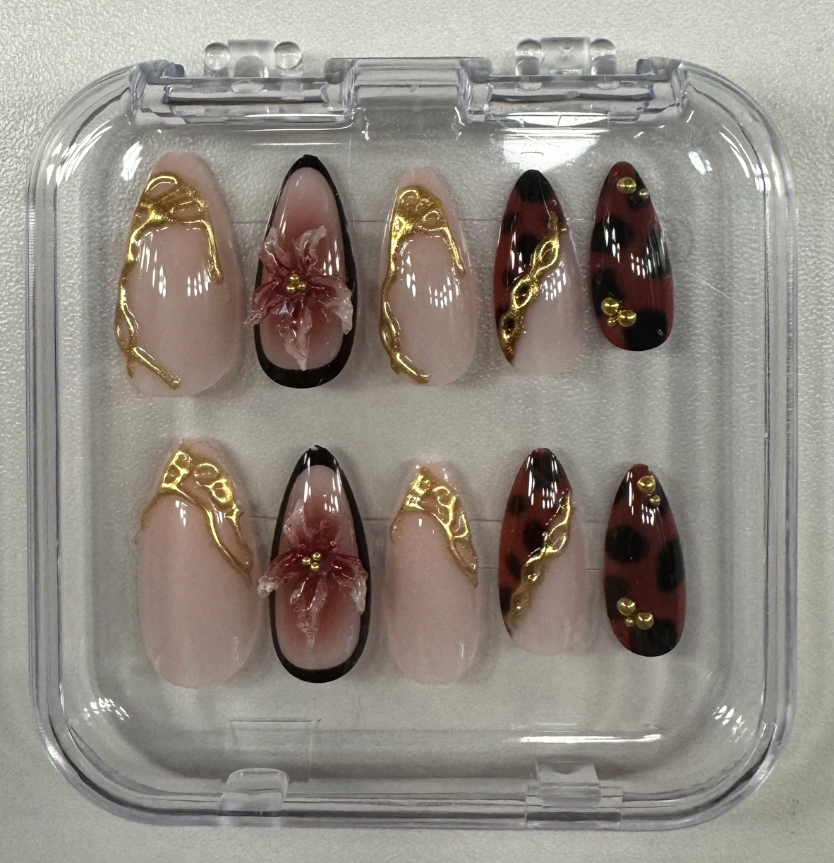 Press-on Nails Set with Various Designs - photo 3