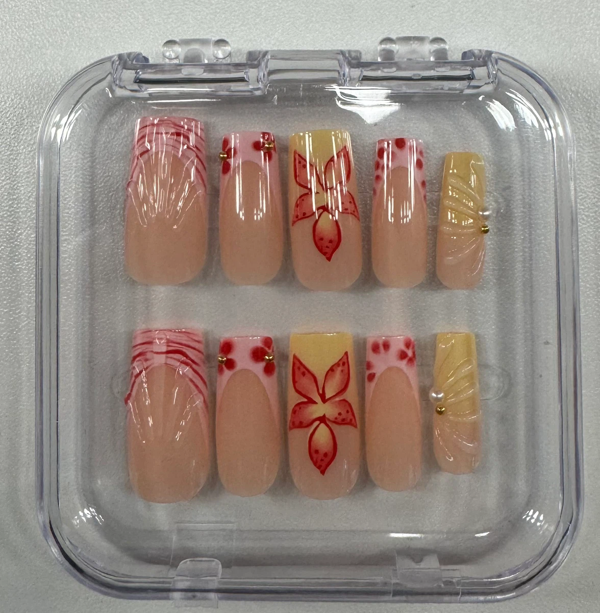 Press-on Nails Set with Various Designs - photo 4