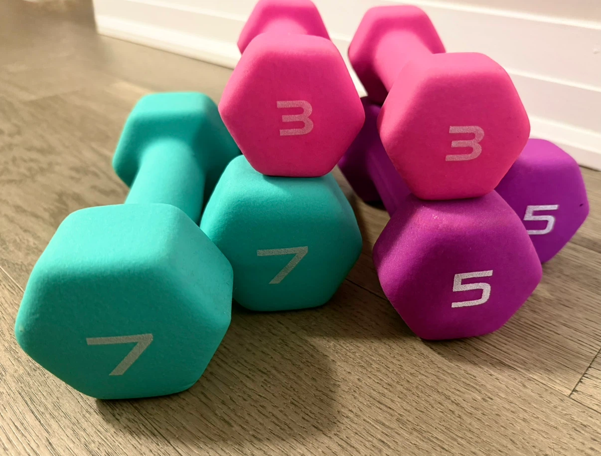 New Dumbbell Set 3/5/7 lbs – Home Gym - photo 2