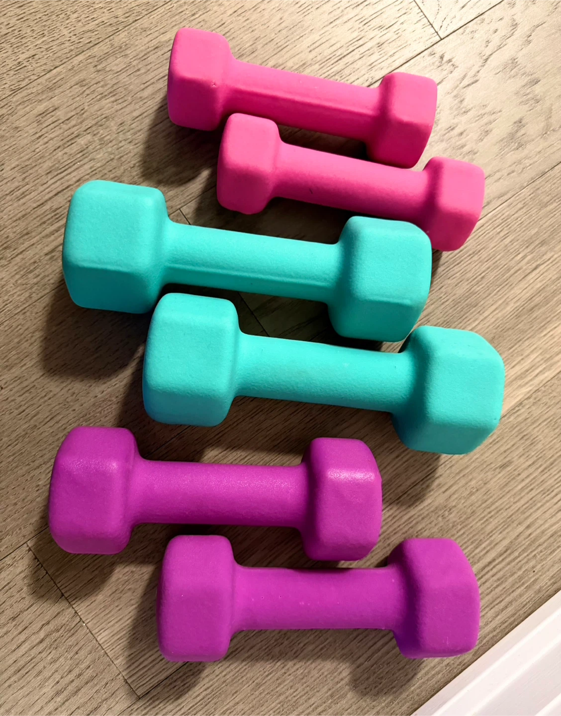 New Dumbbell Set 3/5/7 lbs – Home Gym