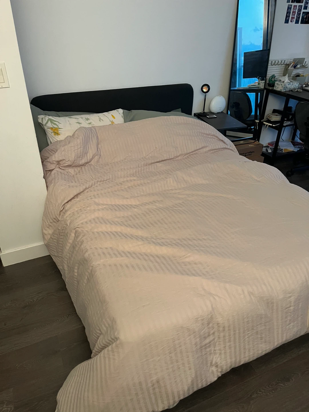 ikea bed mattress duvet and pillows