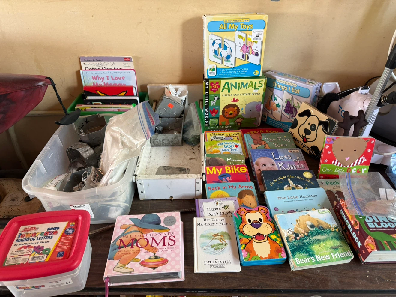 Children's books clothes Toys & adult stuff and tools - photo 3