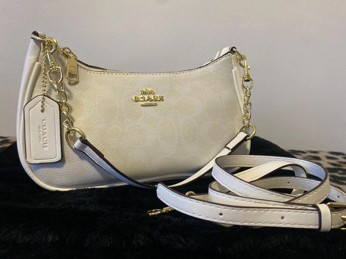 Coach White Teri Shoulder Bag