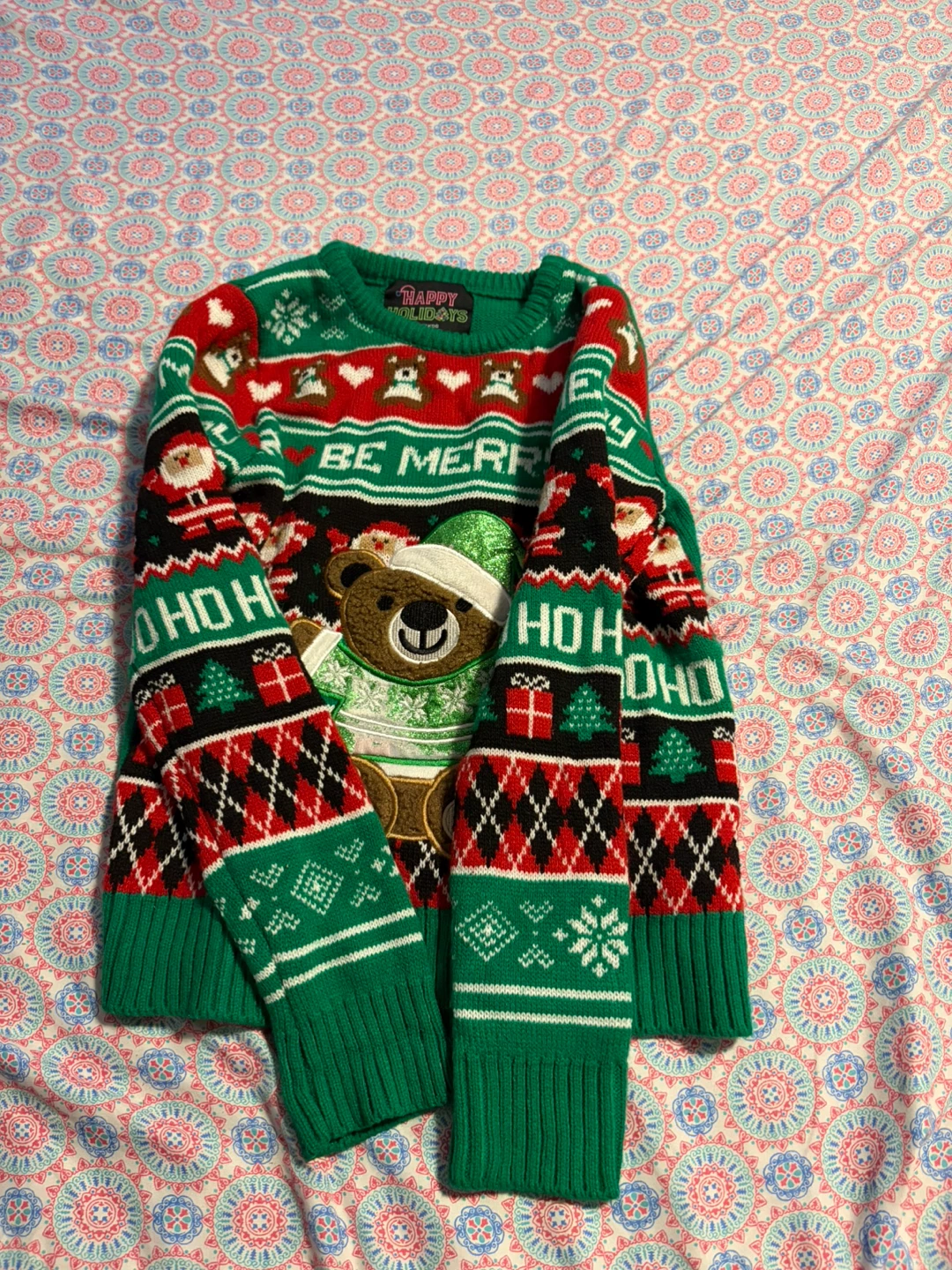 Happy Holidays Urban Kids Ugly Christmas Sweater M/M (10/12)