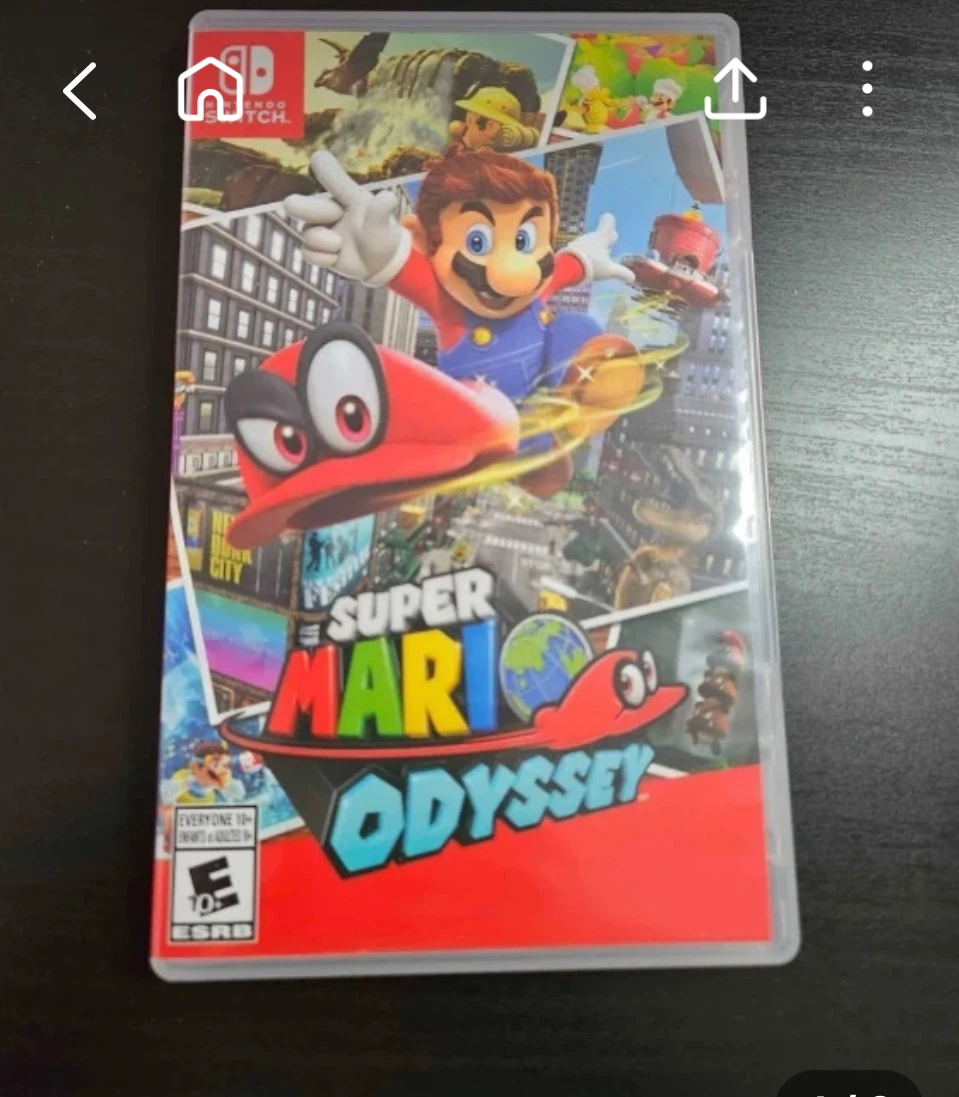 Nintendo Switch Super Mario Odyssey Game
