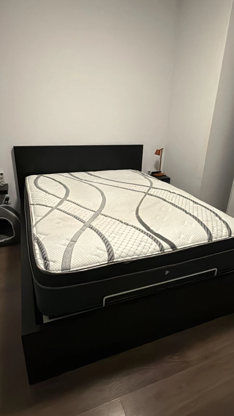 IKEA MALM King Storage Bed + Mattress KING
