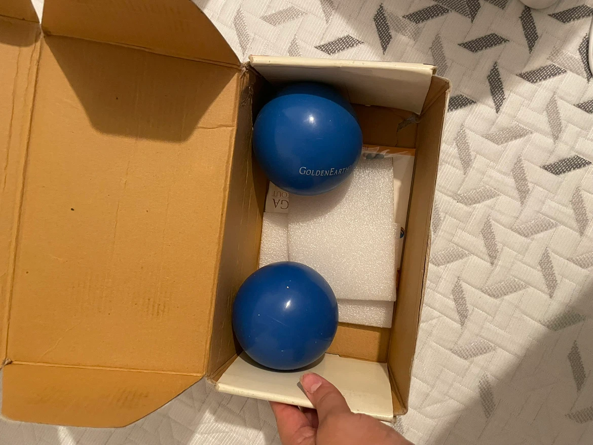Golden Earth Pilates Yoga Double Ball Workout Kit with DVD - photo 3