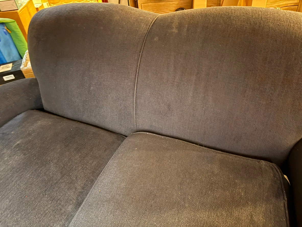 Dark Blue Fabric Loveseat from Art Shoppe - photo 3