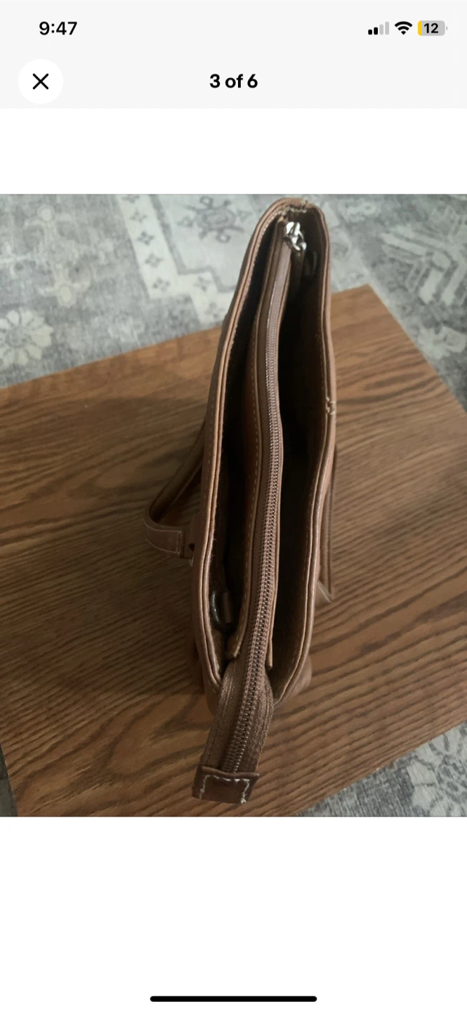 Fossil brown leather purse - photo 2