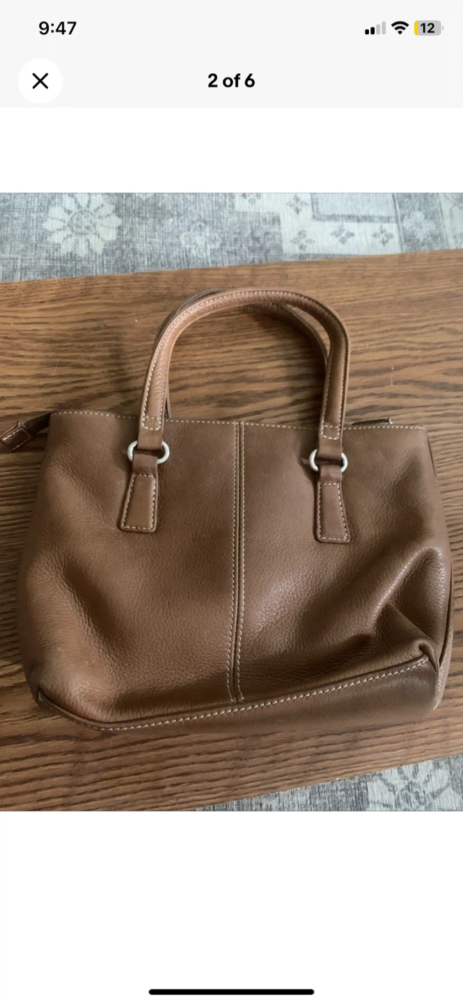 Fossil brown leather purse - photo 4
