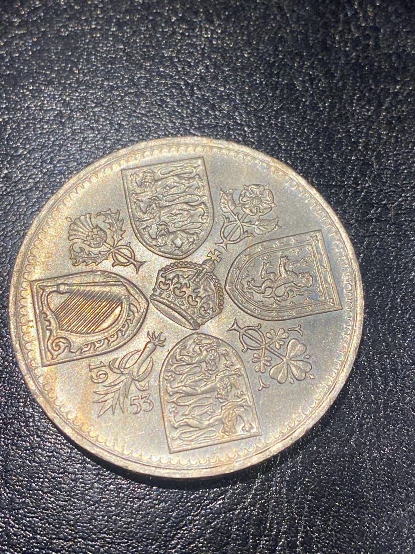 1953 Five Shillings Coin - Elizabeth II