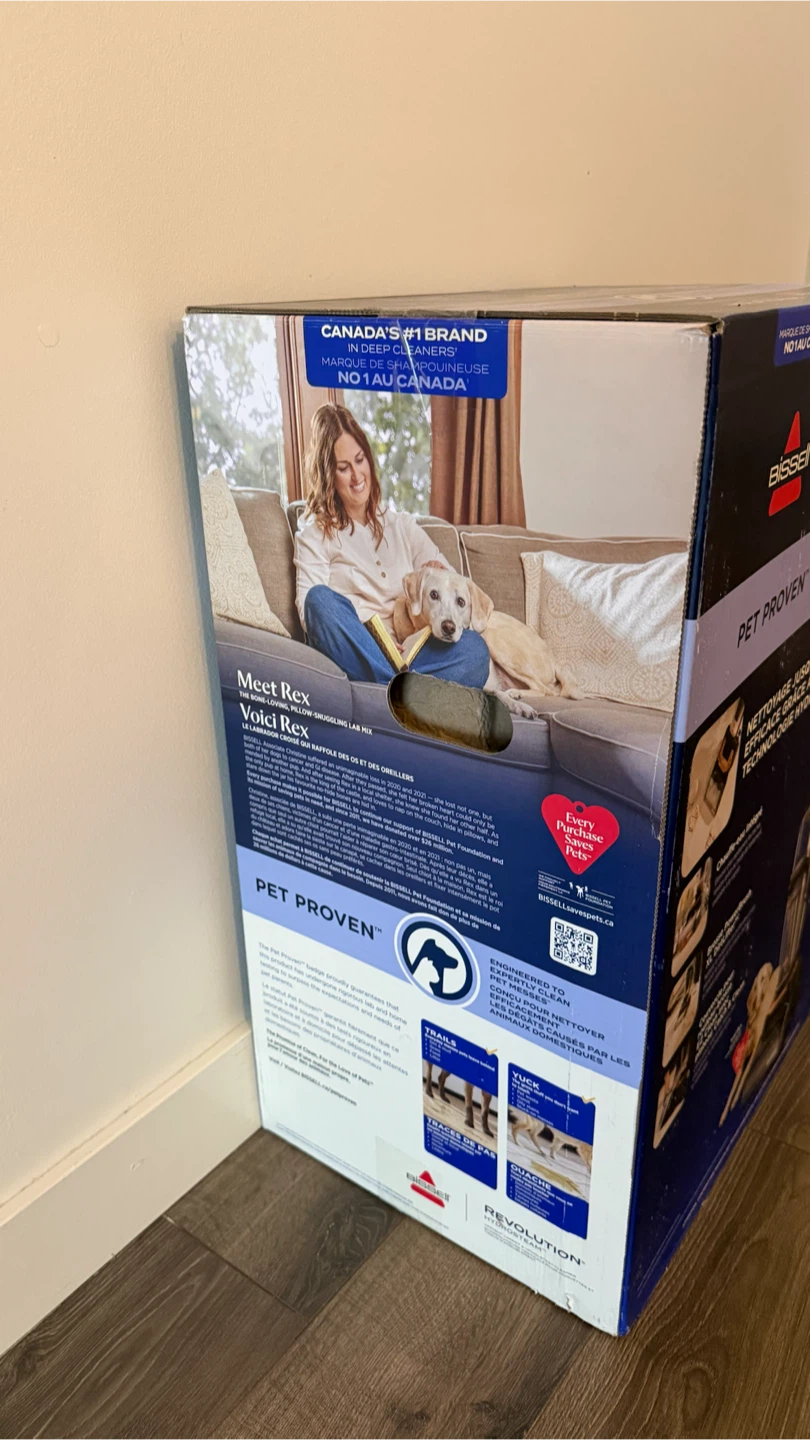 BRAND NEW IN BOX Bissell Revolution HydroSteam Carpet Cleaner - photo 3