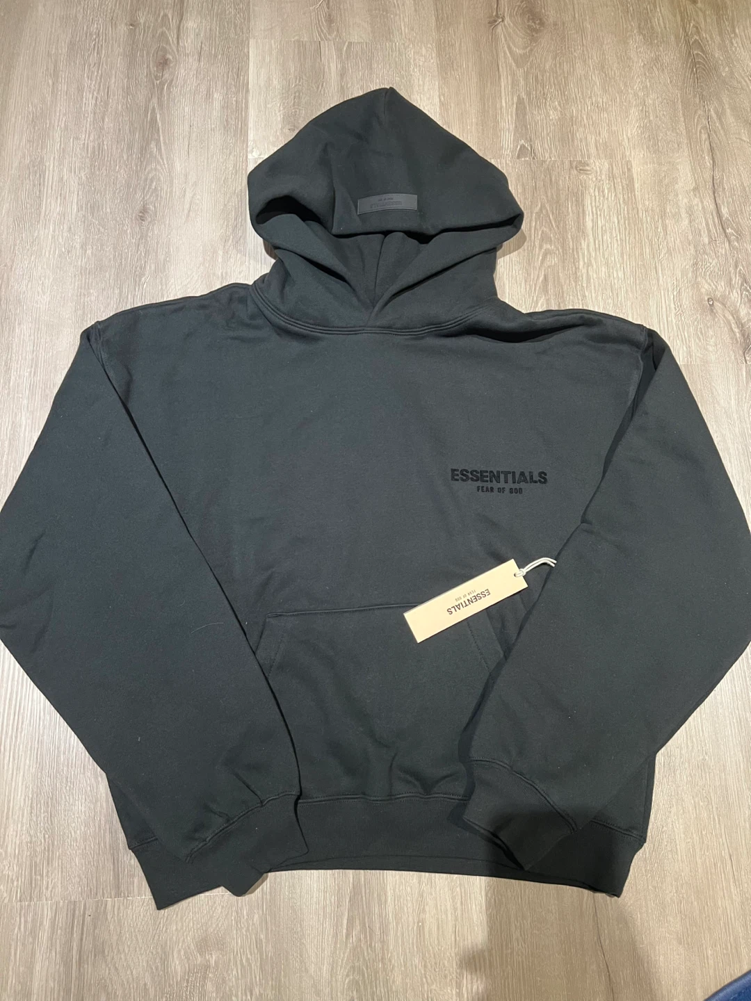 Black Essentials hoodie