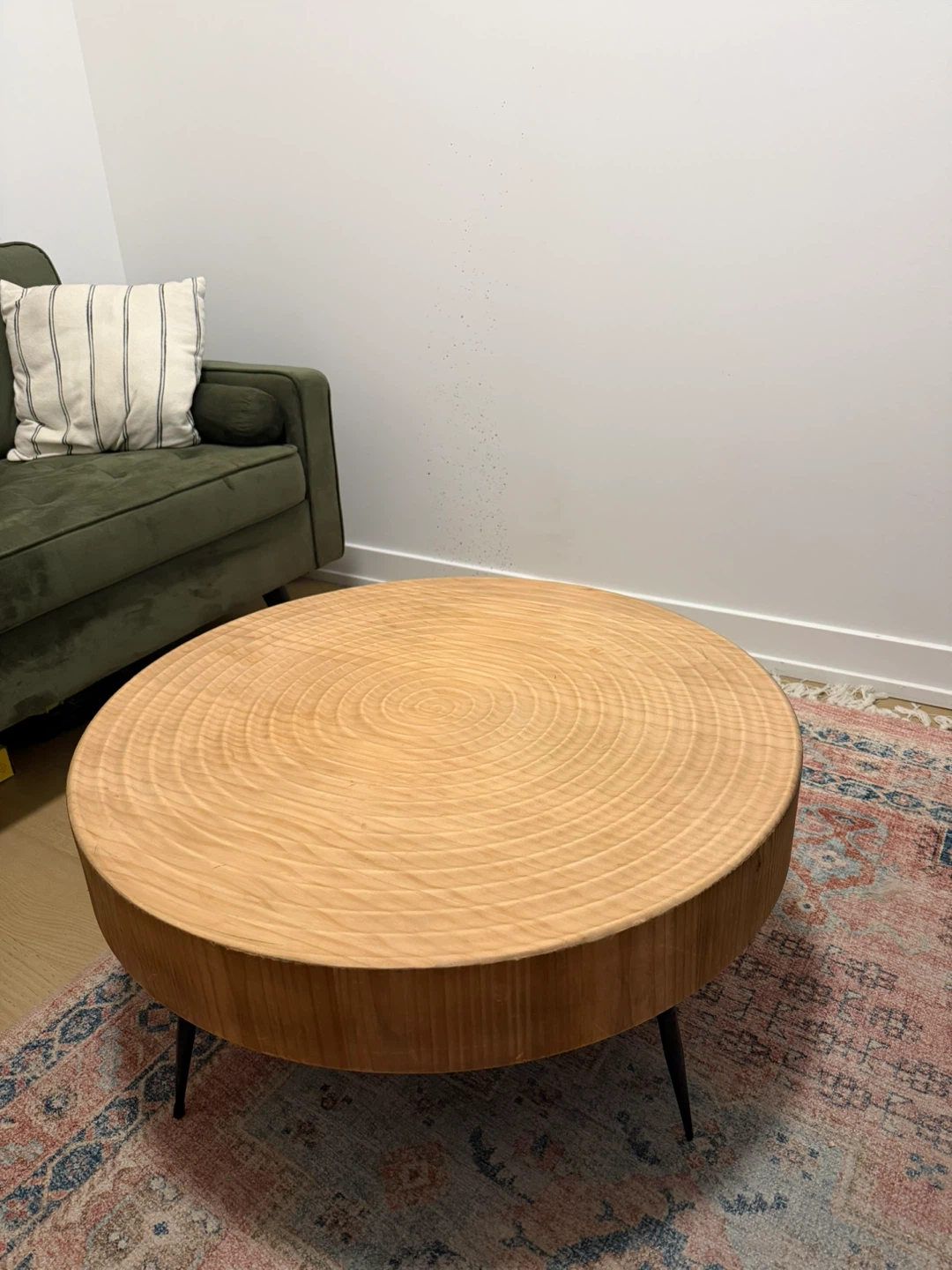 Round Wood Coffee Table