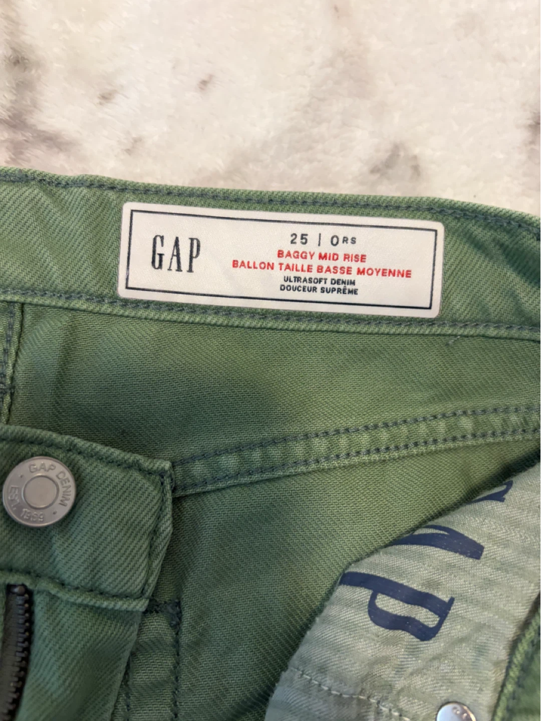 GAP / Ballon Wide Rise Jeans Size 25 - photo 3