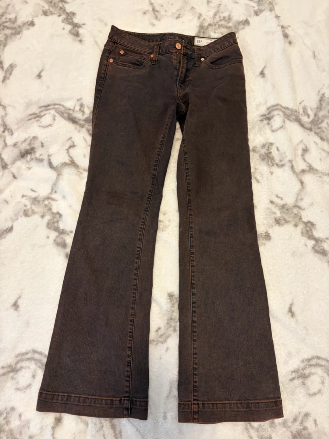 GAP / Long & Lean Low Rise Flare Jeans Size 26