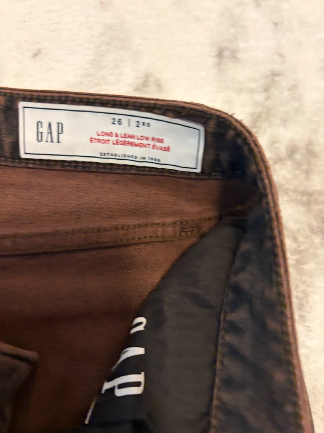 GAP / Long & Lean Low Rise Flare Jeans Size 26 - photo 3