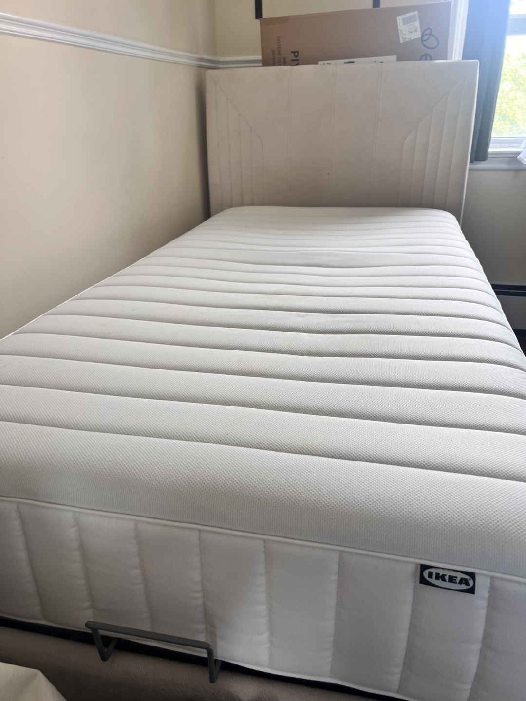 Moving sale! Bed Frame with Storage + Mattress - photo 3