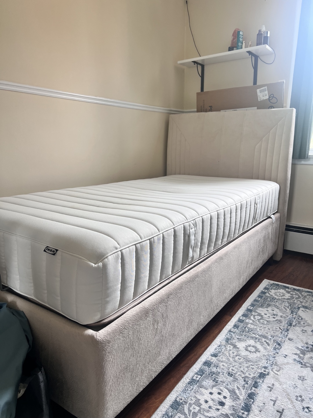 Moving sale! Bed Frame with Storage + Mattress - photo 2