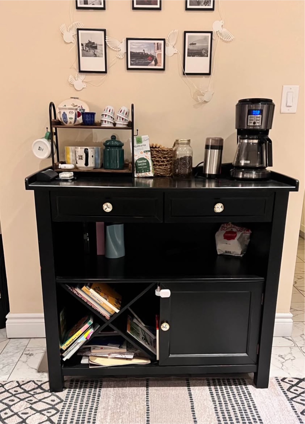 Moving Sale! Black Cabinet