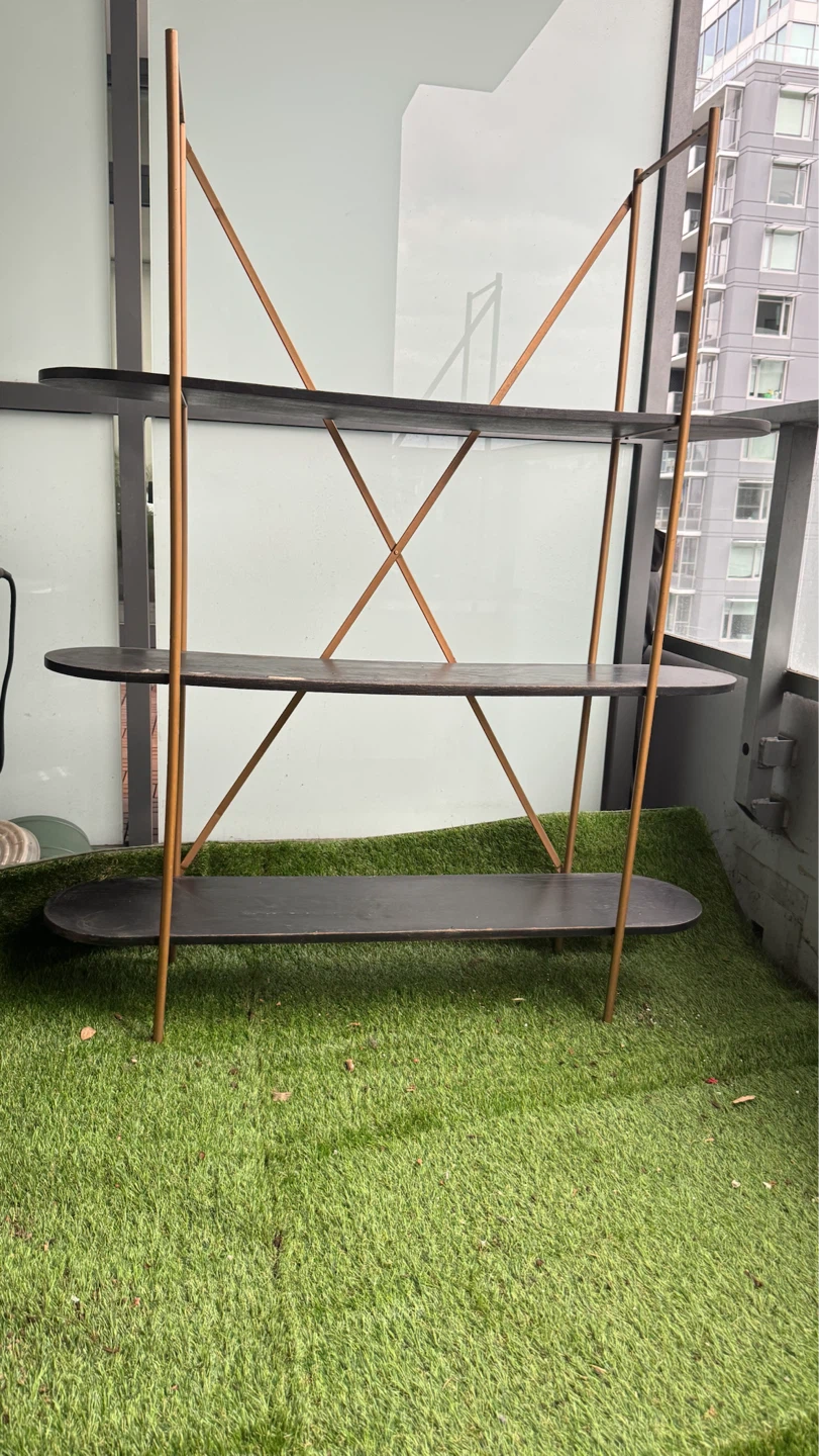 3-Tier Oval Shelf Unit