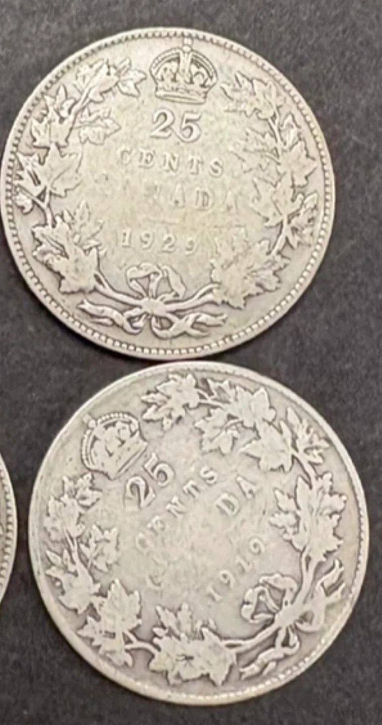 Canadian 25 Cents Silver Coins $20 each - photo 4