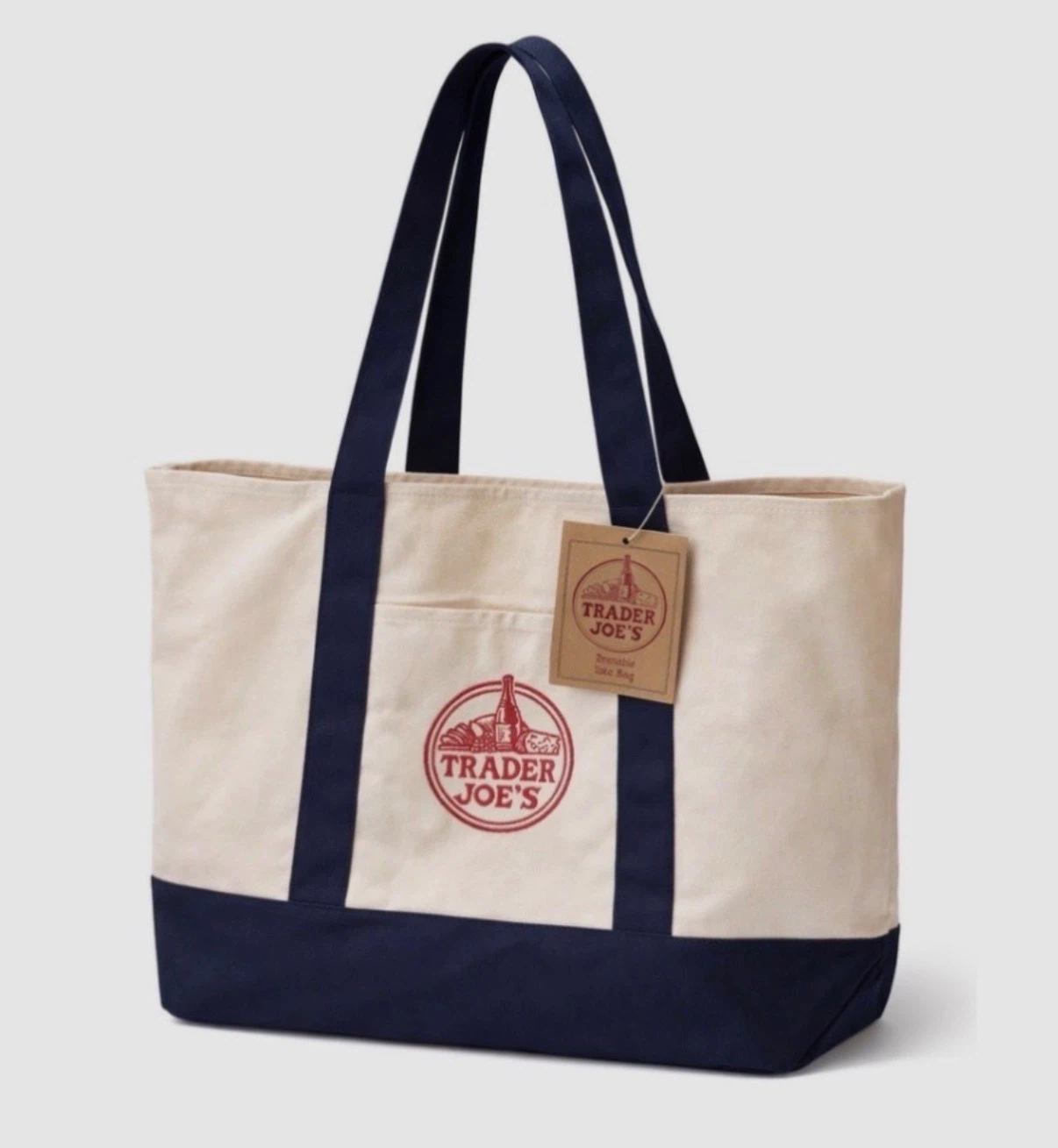 Trader Joe's Reusable Cotton Tote Bag