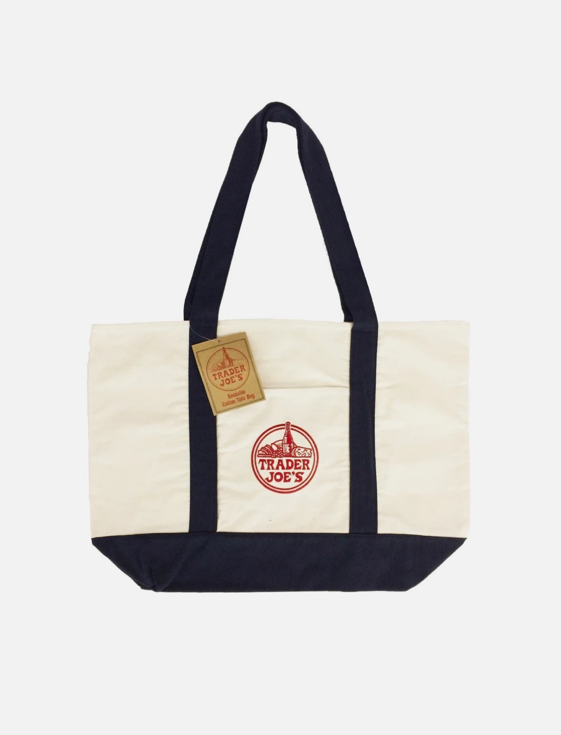 Trader Joe's Reusable Cotton Tote Bag - photo 2