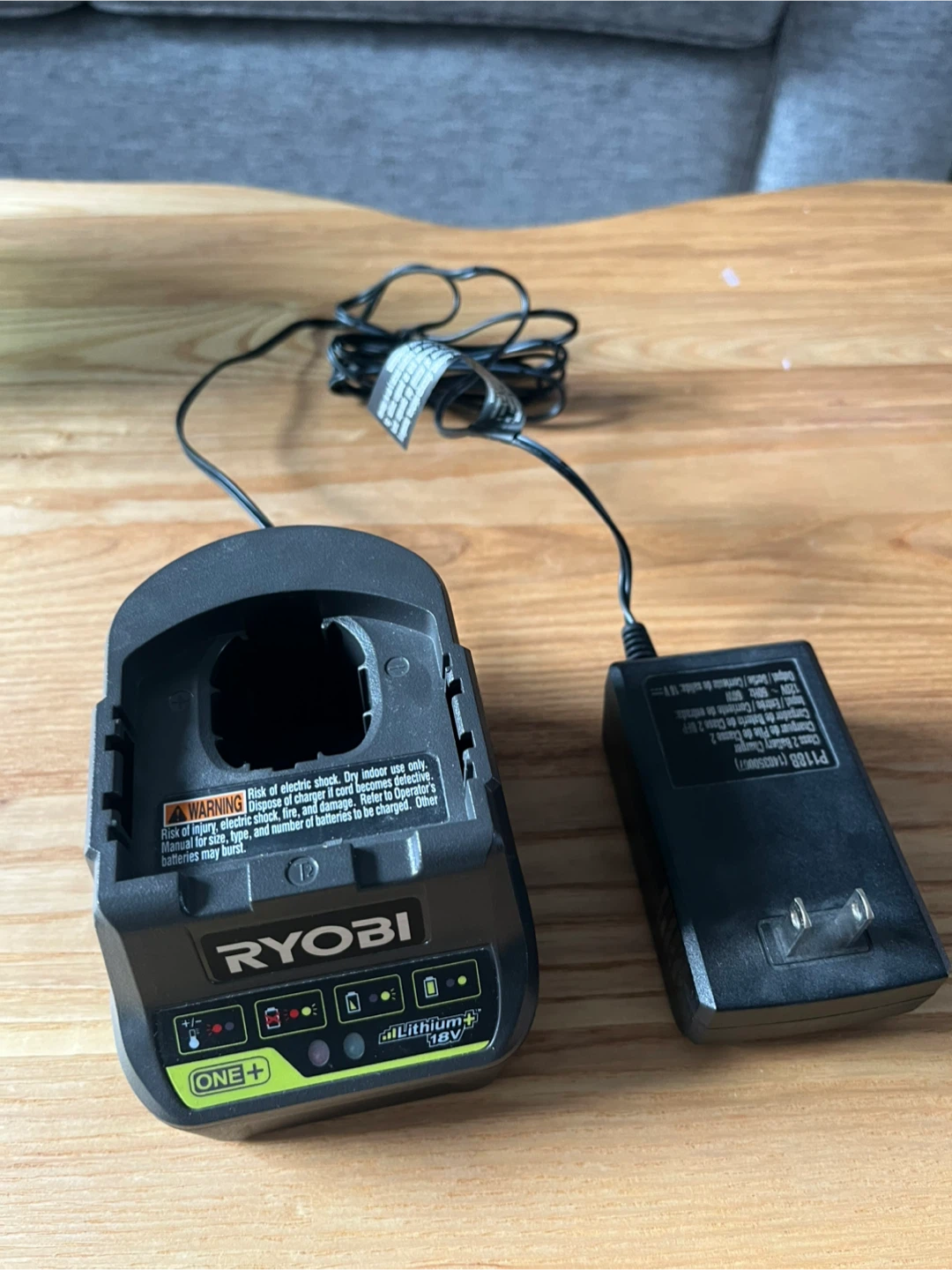 Ryobi ONE+ 18V Lithium-Ion Battery Charger