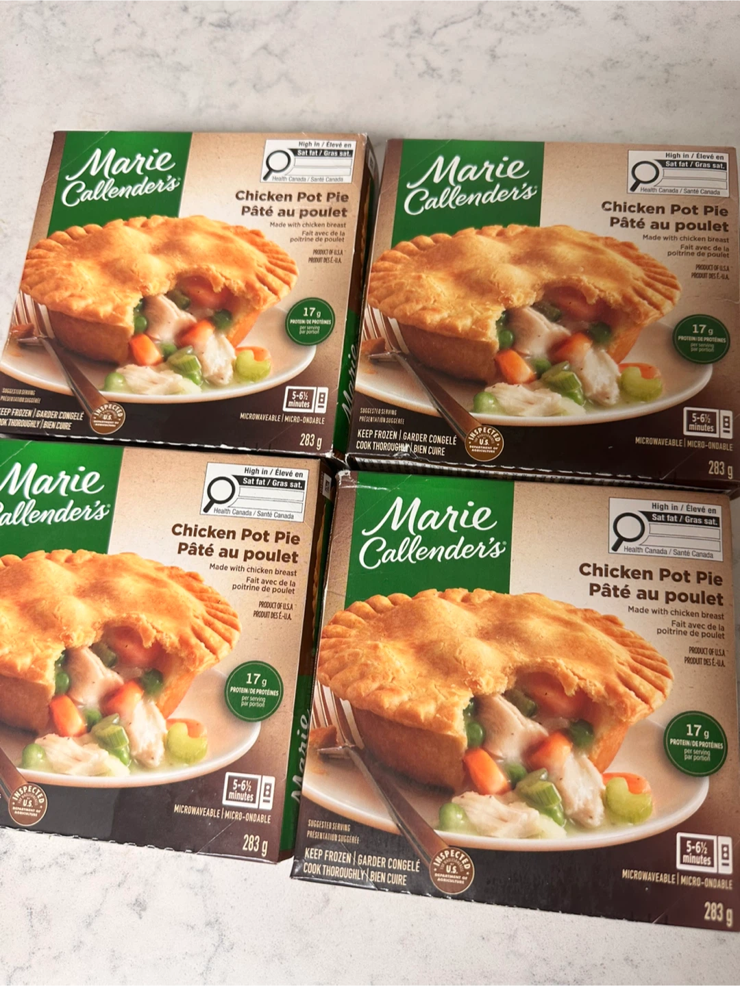 Marie Callender's Frozen Chicken Pot Pie (4 Pack)