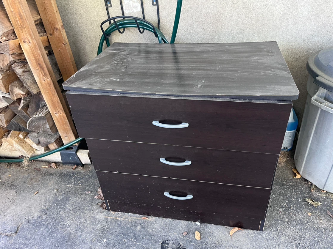 3-Drawer Filing Cabinet and 3-Shelf Bookcase - photo 3