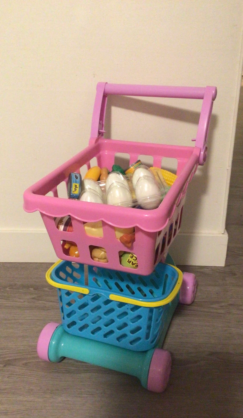 Battat Play Circle Shopping Day Grocery Cart