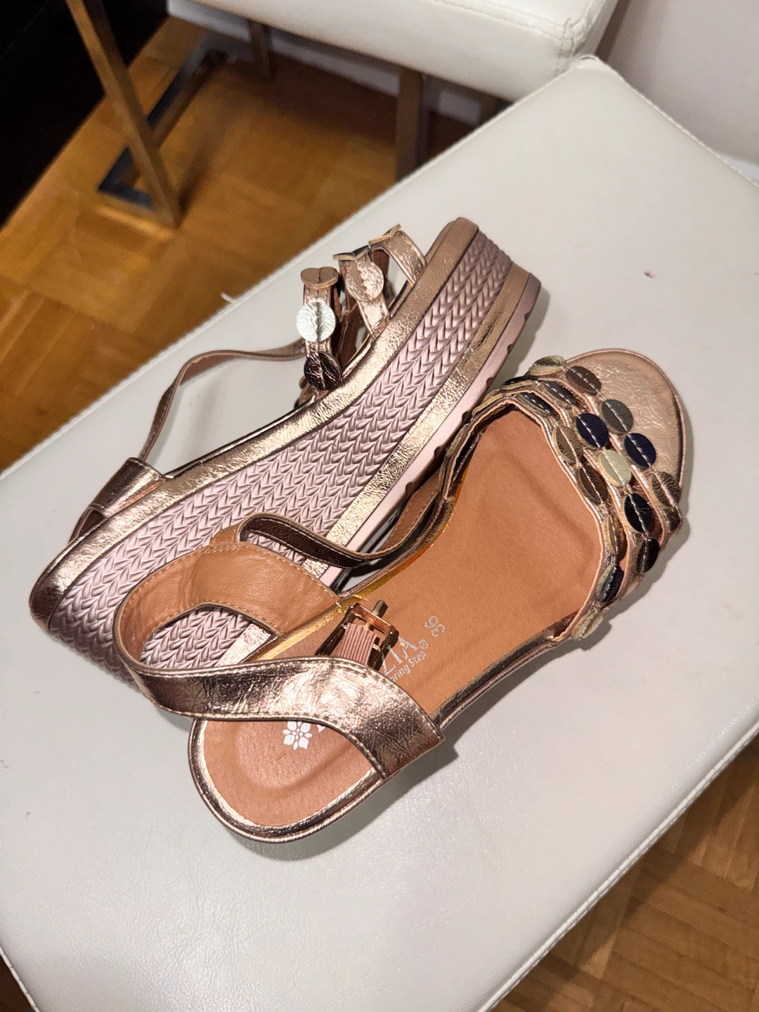 Spring Step Rose Gold Sandals - photo 2