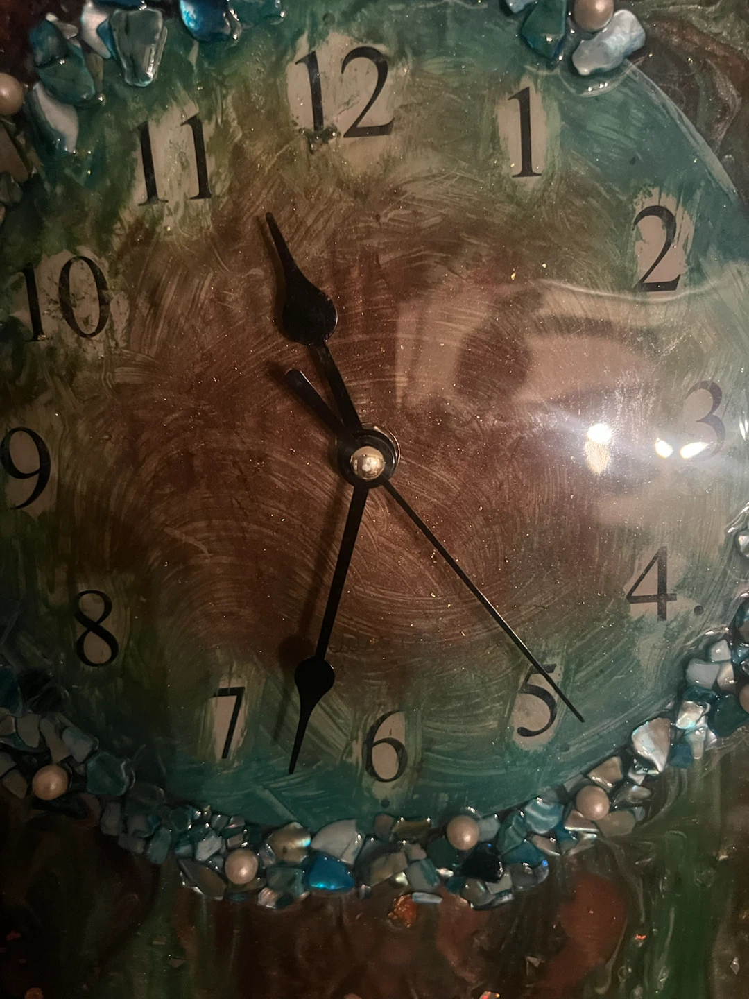 30cm by 76cm  Unique DIY Resin Wall Clock - photo 3