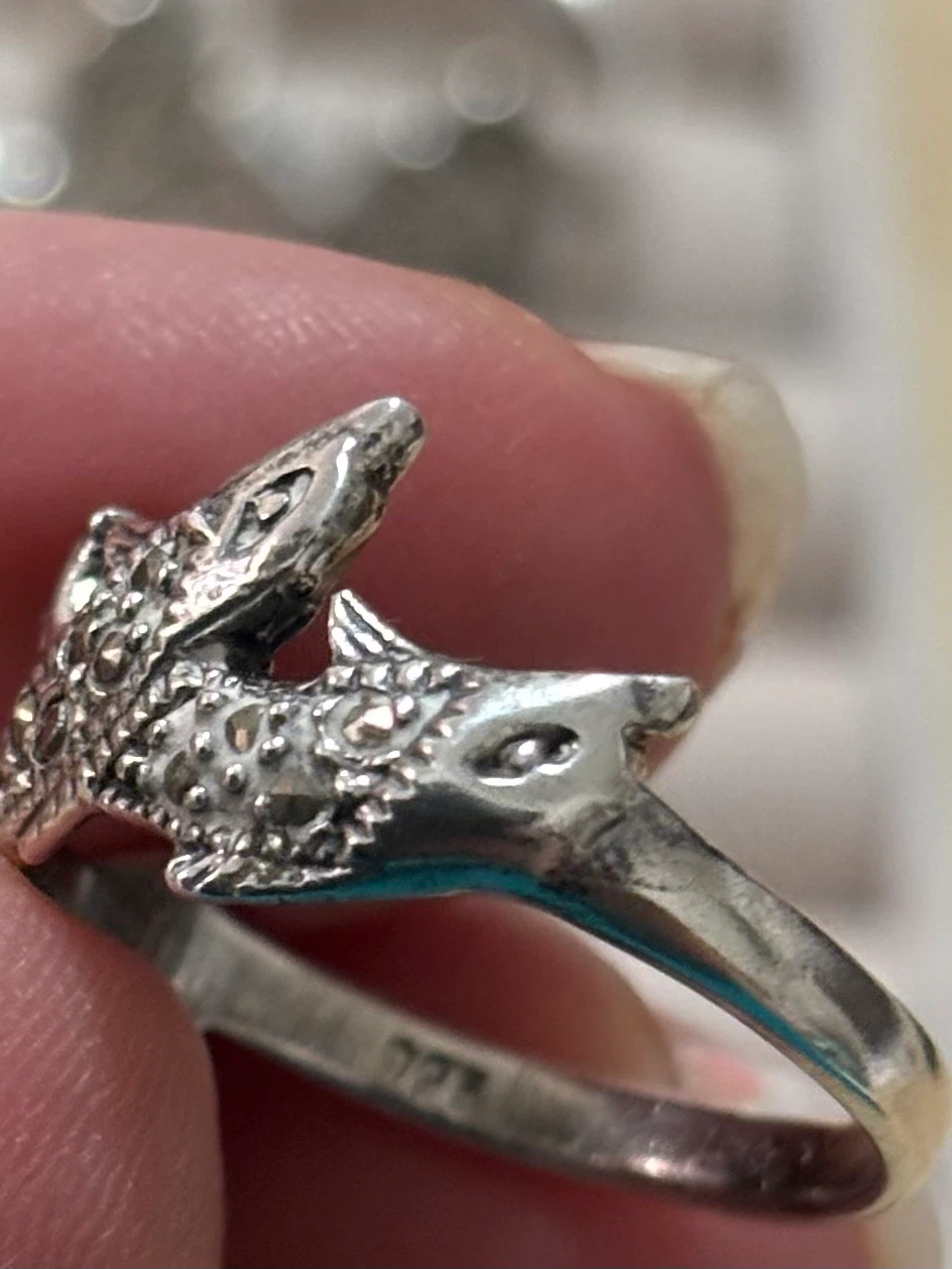Sterling Silver Marcasite Ring lot - photo 4