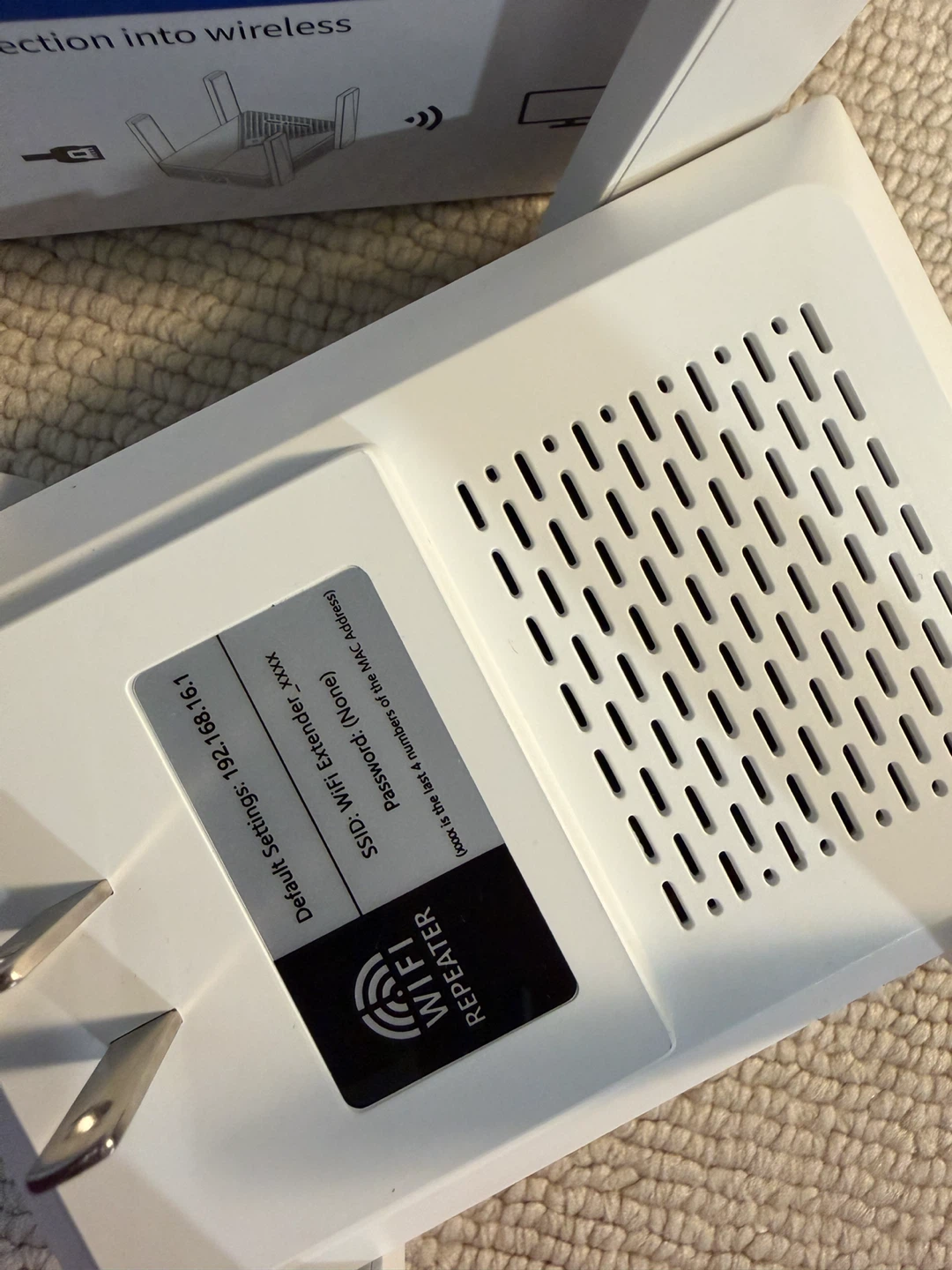 WiFi 6 AX3000 Dual Band WiFi Extender - photo 3