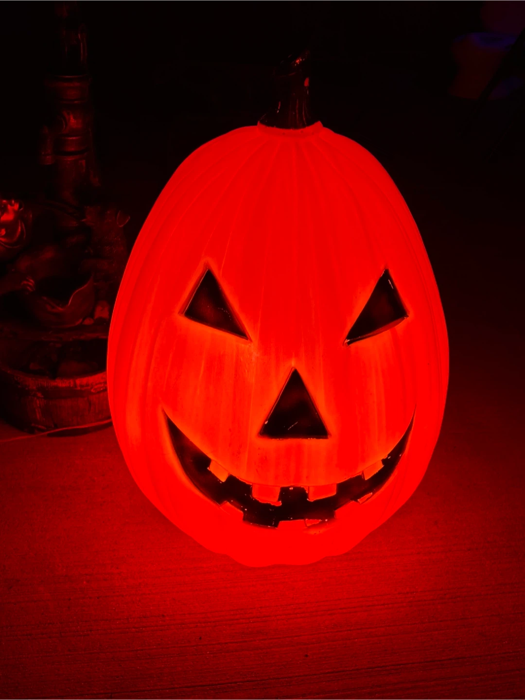Light-up Jack-o'-lantern Halloween Decoration