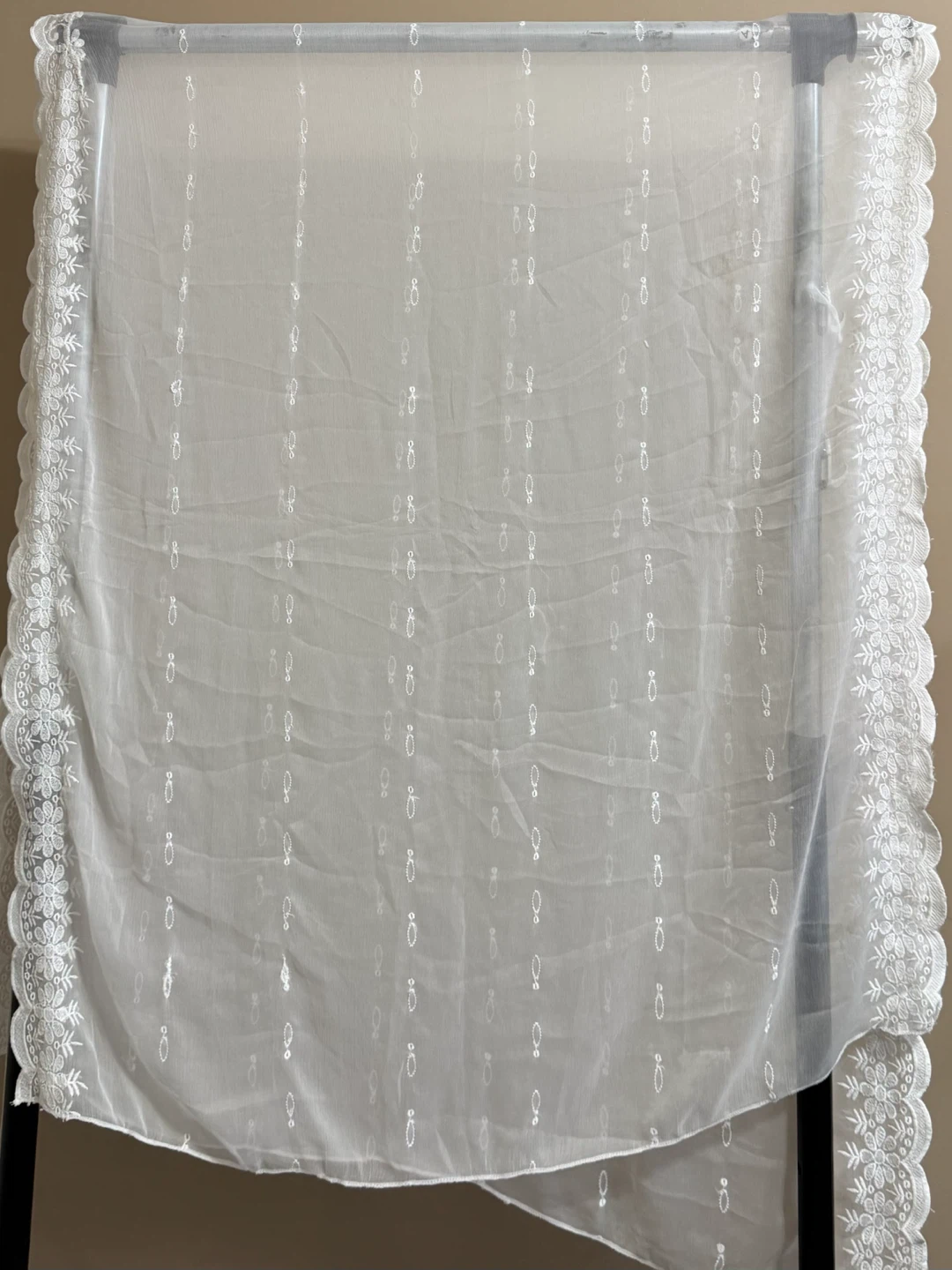 Chiffon embroidered duppata/shawl/scarf - photo 5