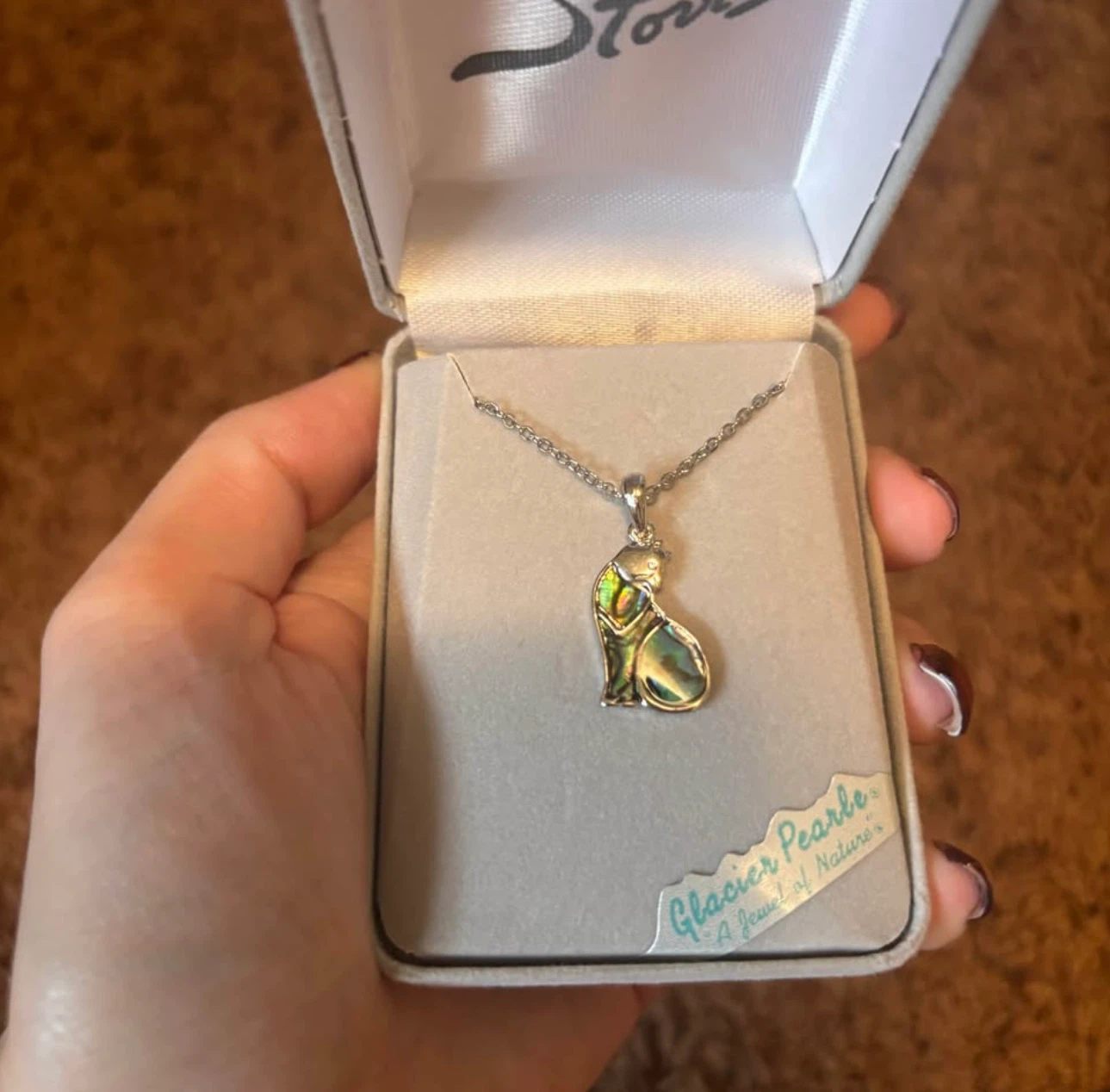 Silver Cat Pendant Necklace