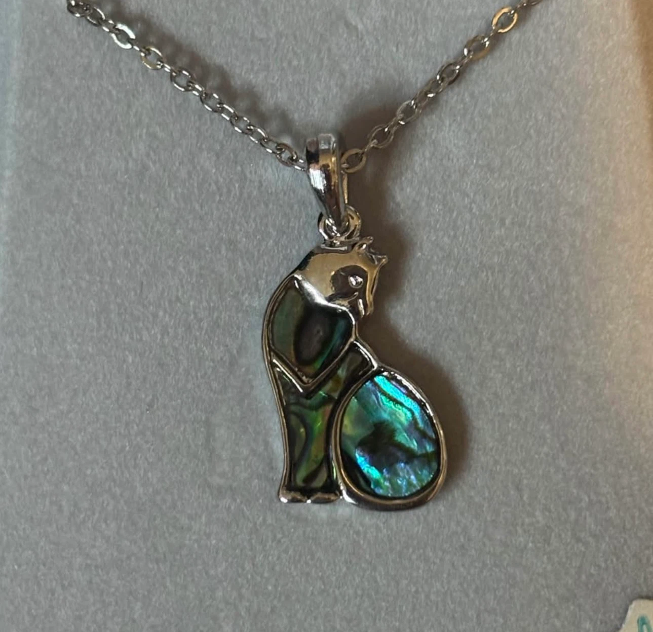 Silver Cat Pendant Necklace - photo 2